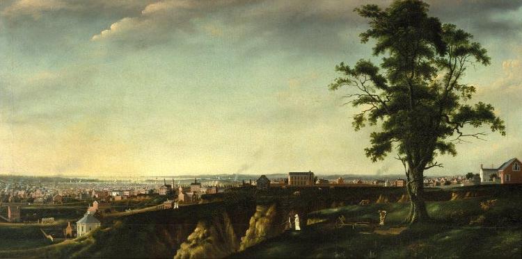 Francis Guy View of Baltimore from Chapel Hill China oil painting art